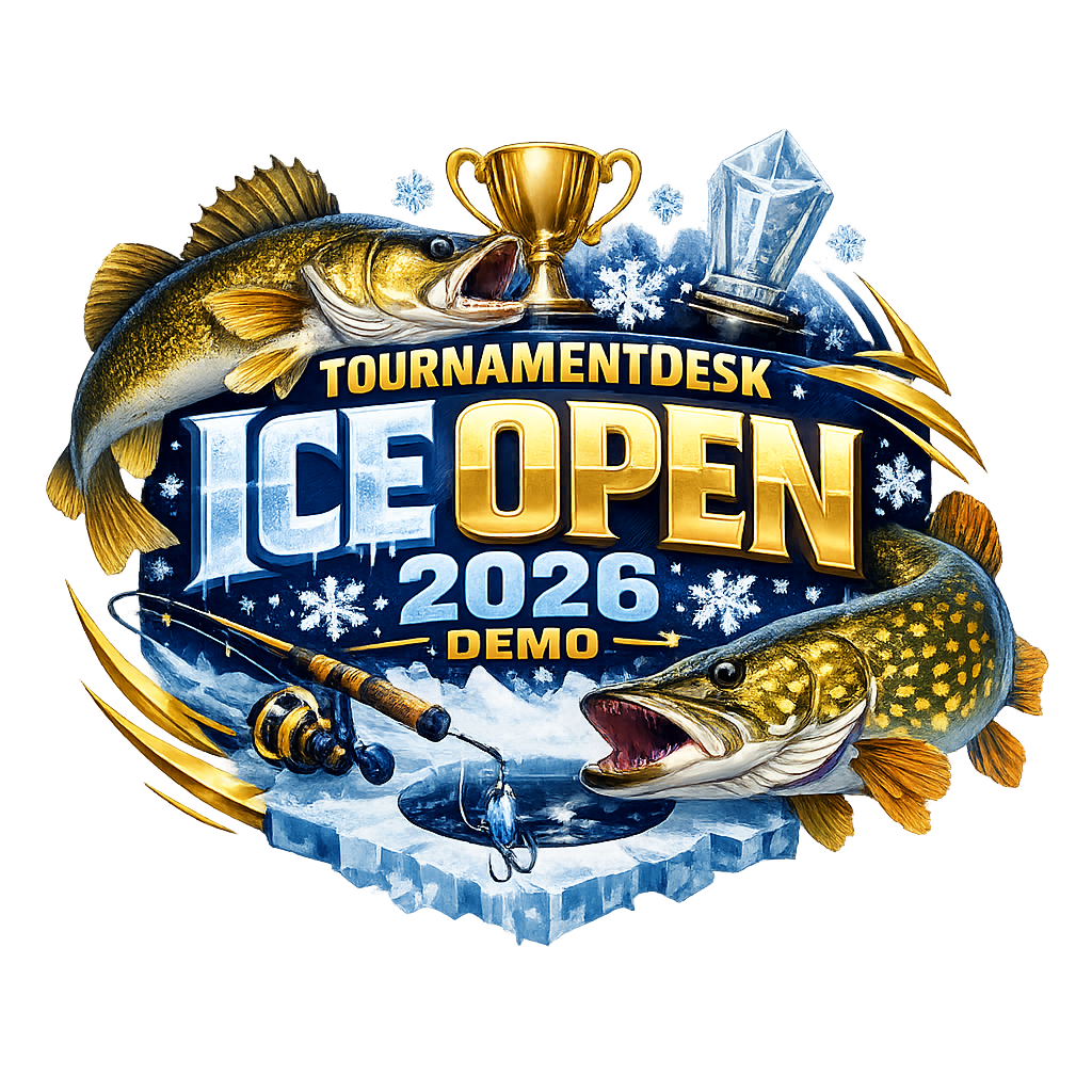 🎣 TournamentDesk Ice Open 2026 Demo❄️